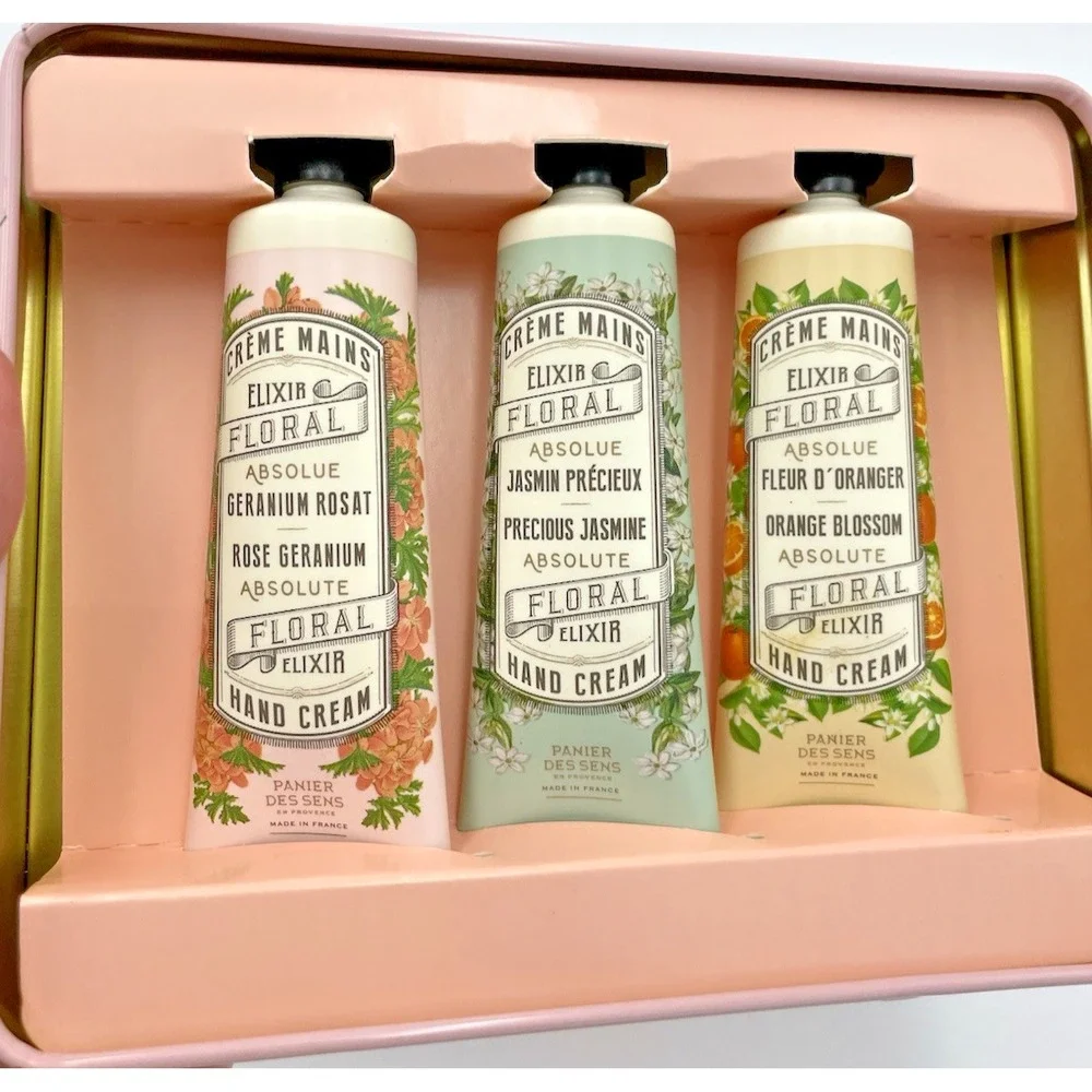 Panier Des Sens Hand Cream Collection (3) Made‎ in France 3 x  1 oz ea Gift Set